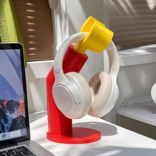 创意耳机支架摆件电脑耳机挂架配件桌面置物架头戴式 饰品 耳机架装