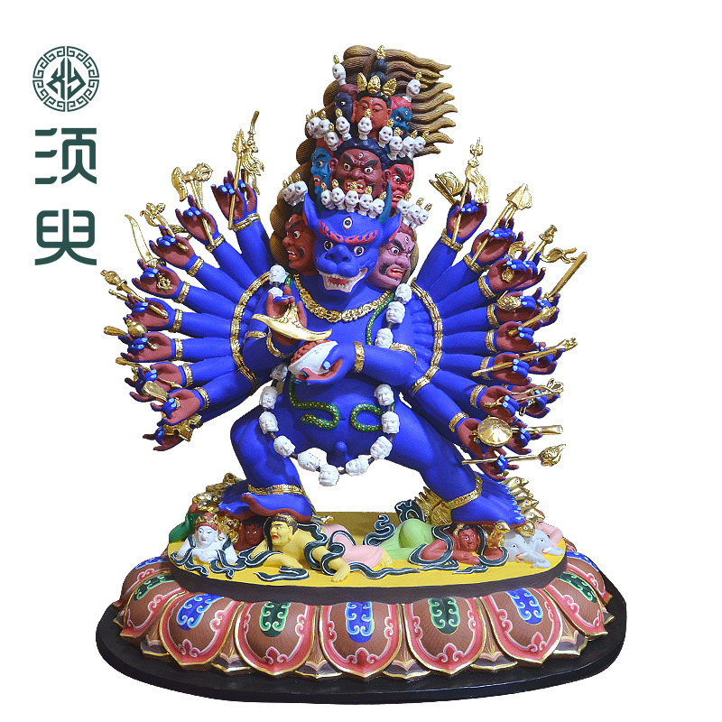 藏传大威德金刚铜雕牛头明王
