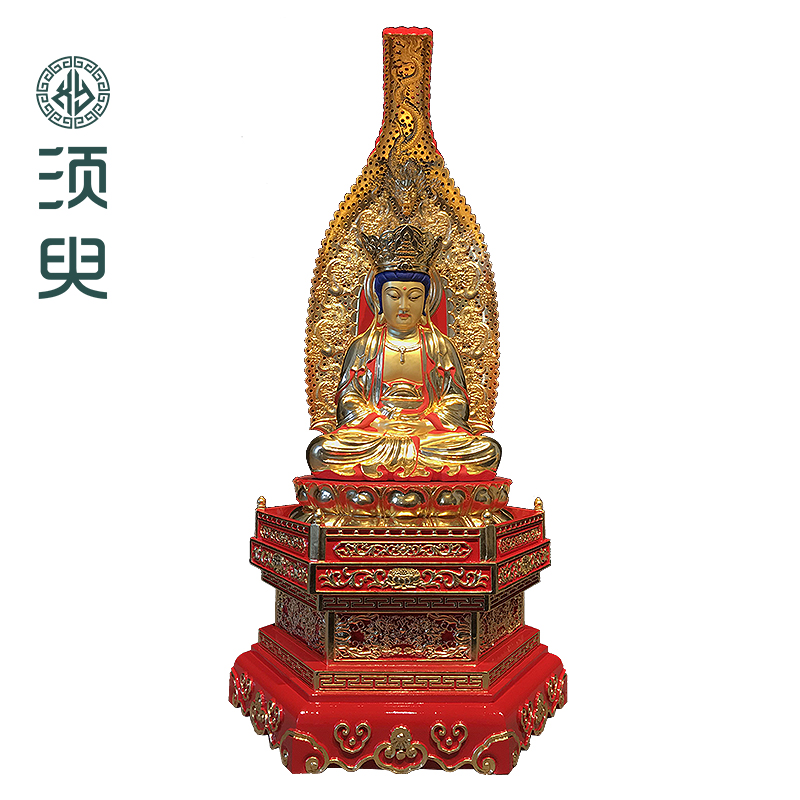 家用樟木毗卢观音摆件木雕佛像寺庙普济寺毗卢佛像厂家 须臾