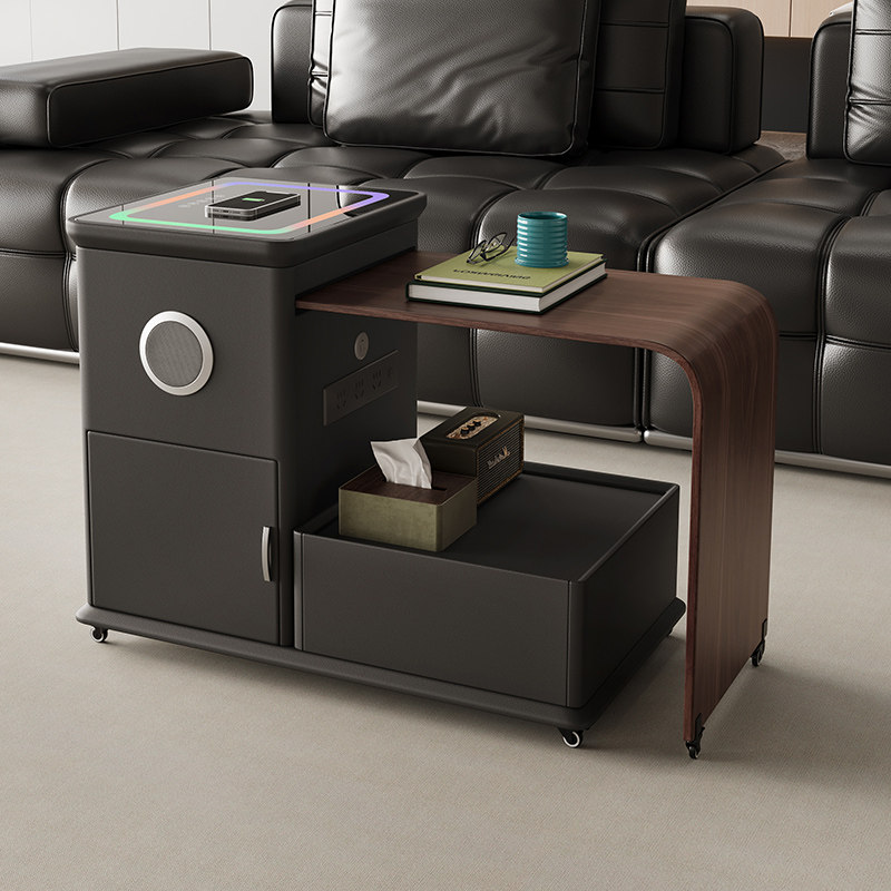 2026新款智能可移动茶几无线充电沙发边几客厅伸缩边柜轻奢小推车,住宅家具,移动边几/推车,淘宝优惠券,粉丝福利购,淘宝优惠卷