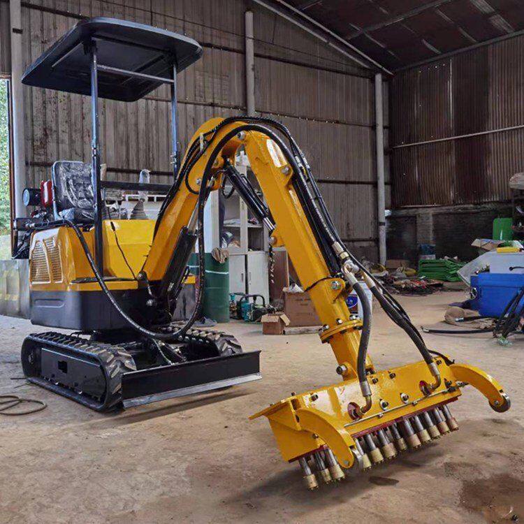 厂家供应机载式凿毛机履带式混凝土挖掘机凿毛机隧道矮边墙拉毛机