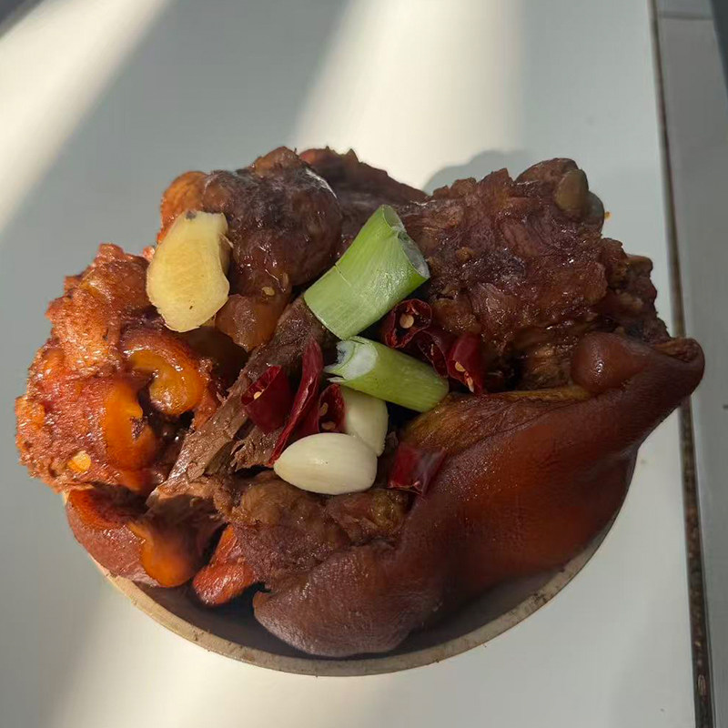 周胜旗牌带把肘子酱香味熟食猪肘