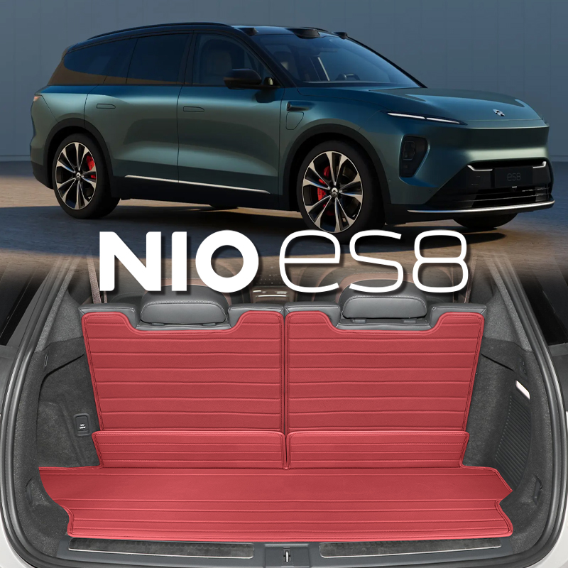 适配蔚来ES8后备箱垫18-24款es8行政版签名版 6座防水真皮尾箱垫