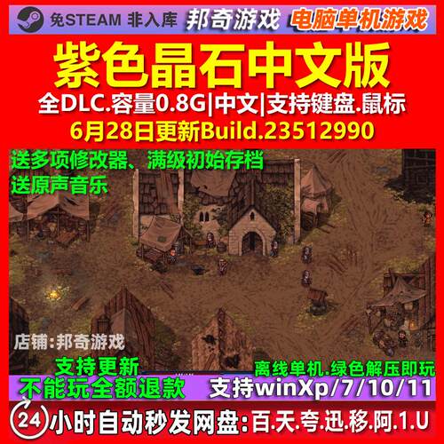 紫色晶石Stoneshard 中文版 全DLC 免steam 电脑PC单机游戏