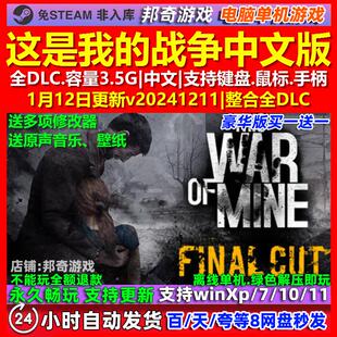 这是我的战争 中文版 全DLC 免steam 电脑PC单机游戏