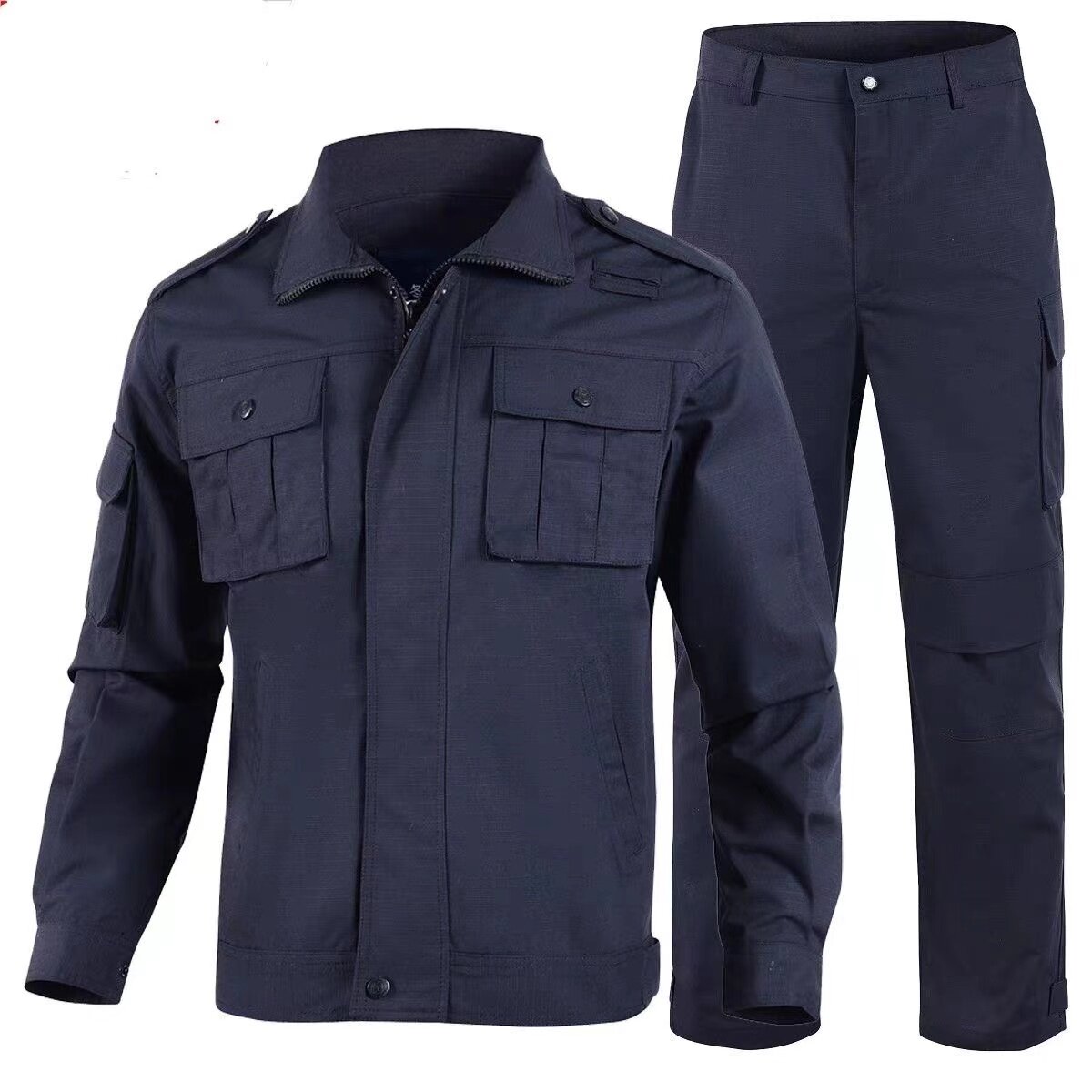 正品网格冬作训服大码训练夹克春秋执勤服冬季保安制式夏工作服男