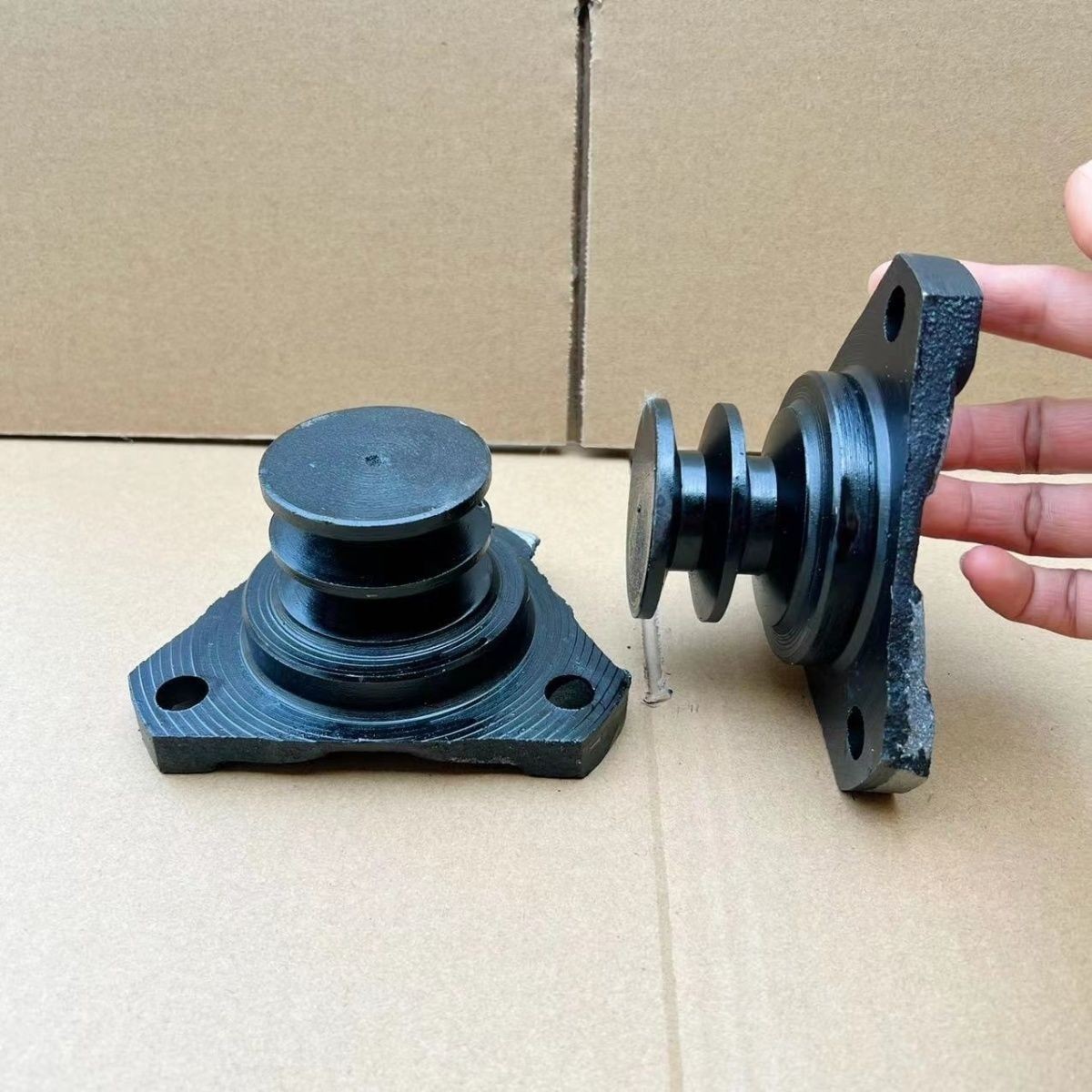 6马力8马力B型R175R180柴油机8匹6匹膨化机直径6厘米皮带轮