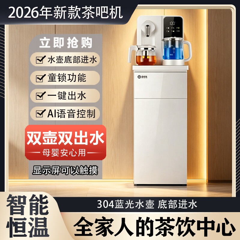 饮水机家用冰热两用全自动下置水