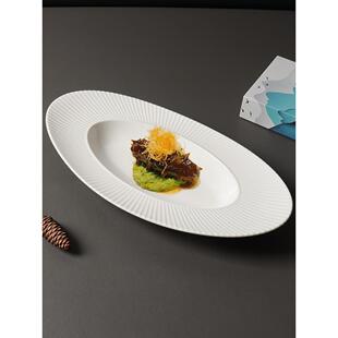 春光草帽碗中西餐厅餐盘多家酒店厨房私人厨房陶瓷餐盘汤盘