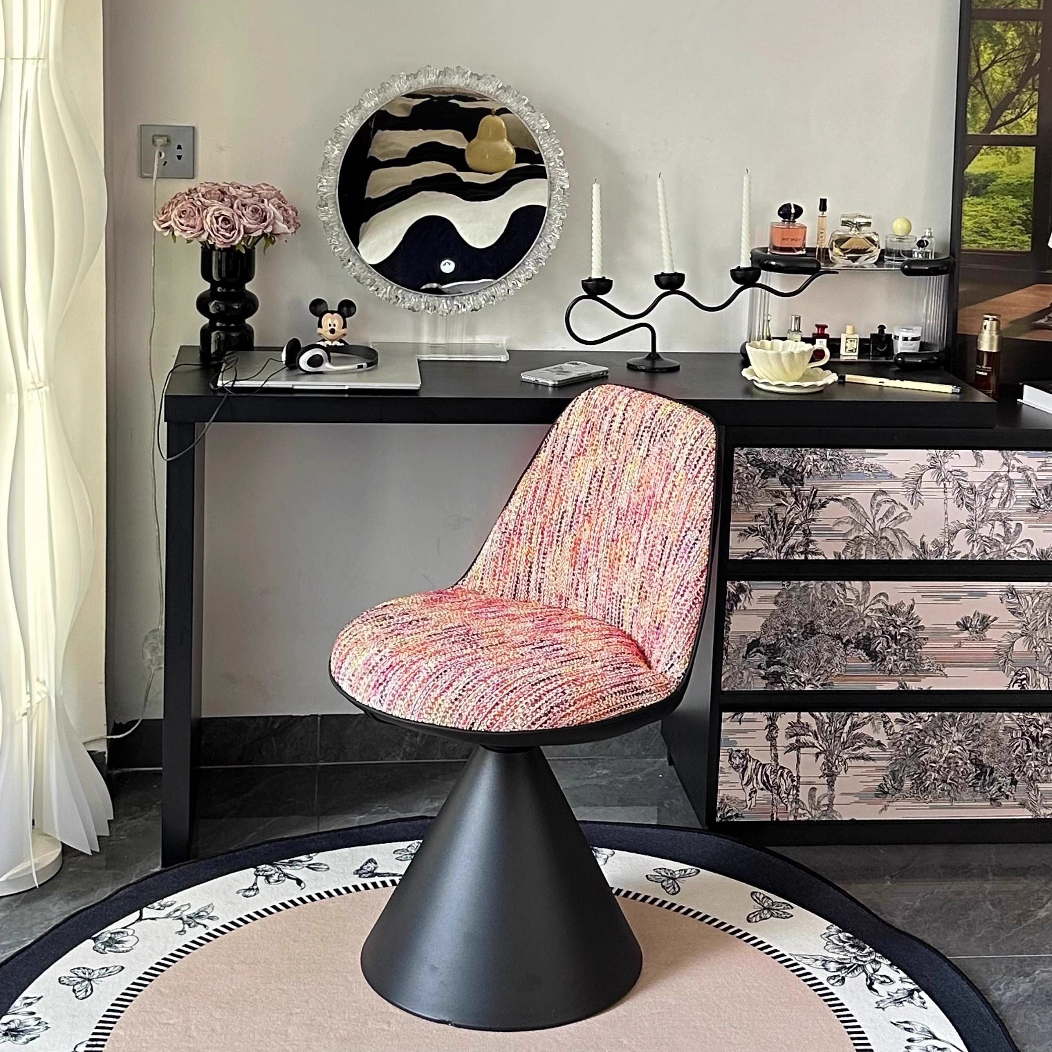 可旋转梳妆椅化妆凳梳妆台凳子