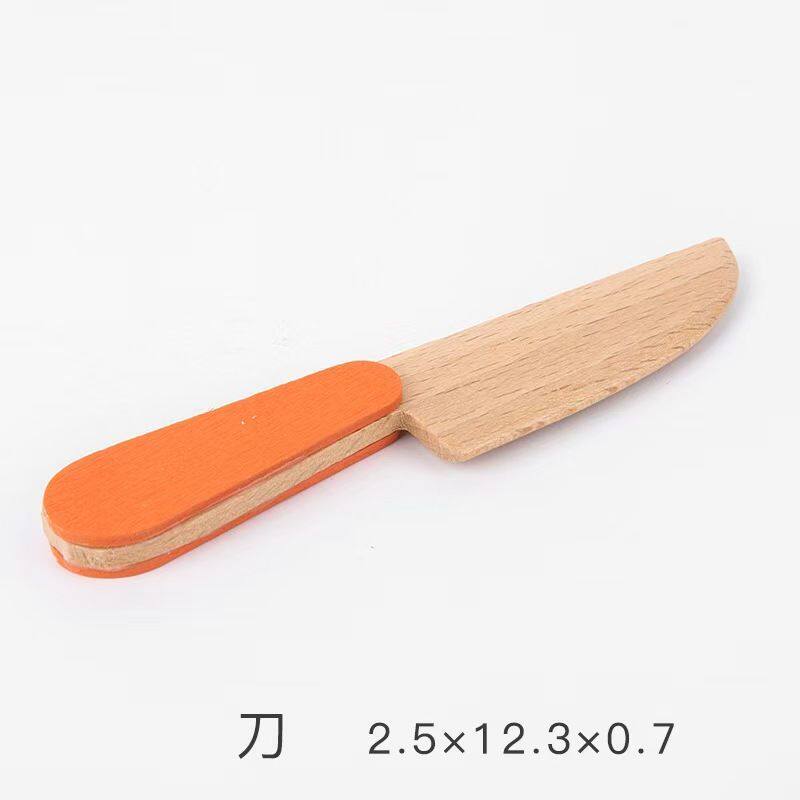安全木质小刀宝宝仿真厨具幼儿园手工益智玩具刀