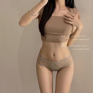 CKеlao Krelh无痕冰丝内裤女生薄款纯棉全棉裆中腰性感女士运动