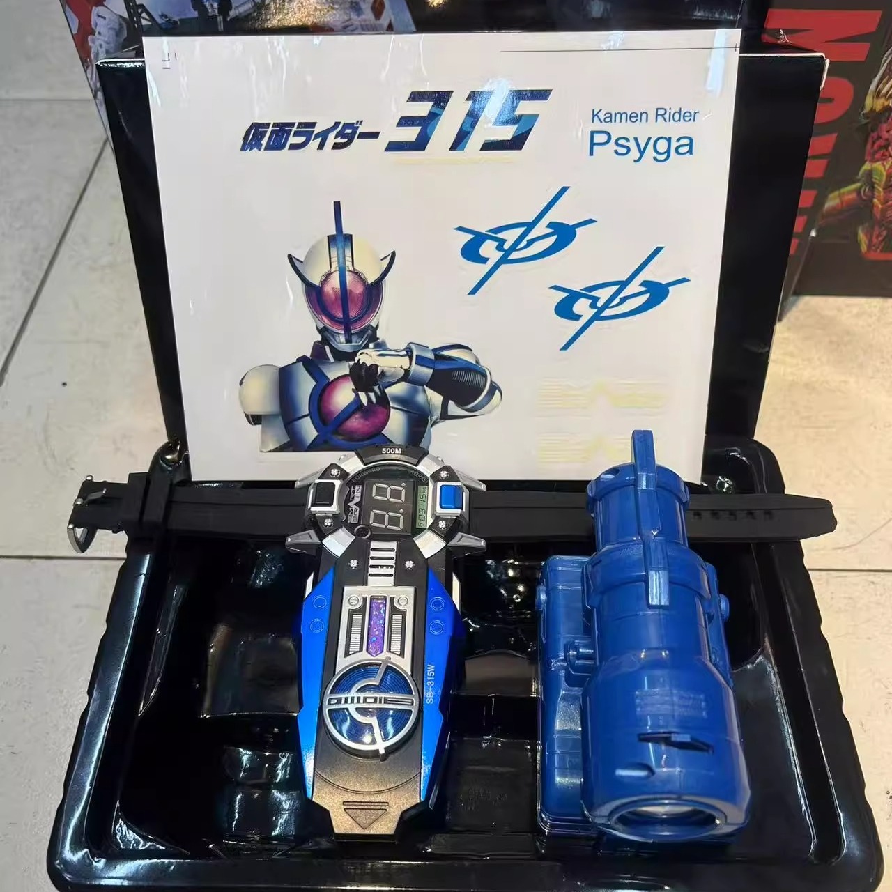 国产天帝CSM加速表投射器假面骑士腰带手机555脚踢凯撒光剑联动