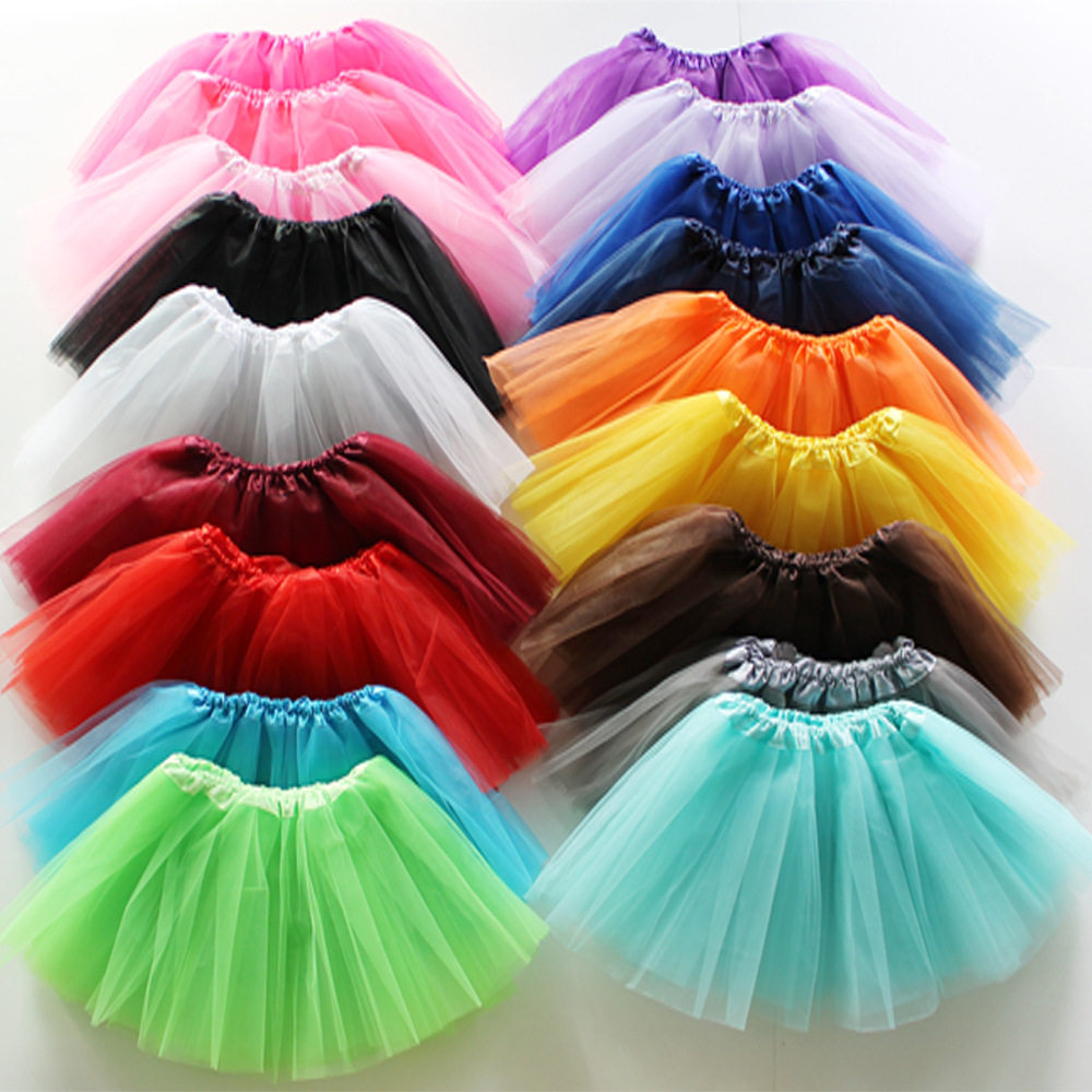 热销糖果色涤纶网纱tutu裙cosplay派对芭蕾舞蹈反串少儿tutu