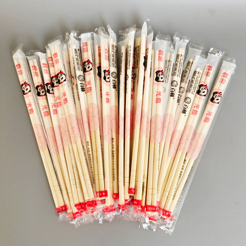 一次性天然竹筷子独立包装