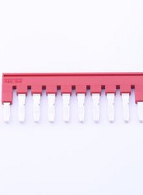 3030271 端子配件 插拔式桥接件 6.2mm 10Pin位 红色 FBS 10-6