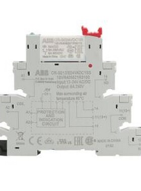 CR-S024VADC1CRS 继电器 ABB 接口继电器 AC/DC：24V 6A 1个