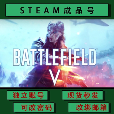 战地5 战地风云5 Battlefield5 steamPC正版游戏 成品号 可改绑