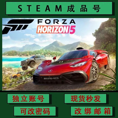 极限竞速地平线5 steamPC正版游戏 成品号 小号 可联机 可改绑