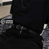 ins韩版 原宿复古个性 皮带男百搭腰带简约学生西装 日本2026新款 裤