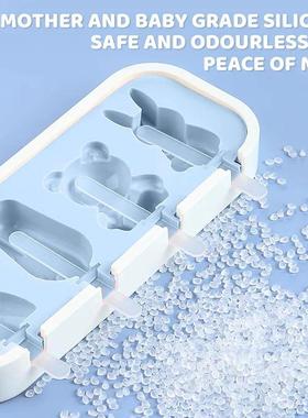 Popsicles Molds Kids Baby Cute Shapes Silicone Mini Popsicle