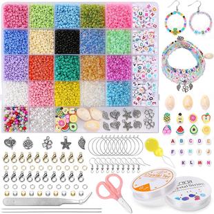 Diy Jewelry Making Glass For Beads Set Children Seed