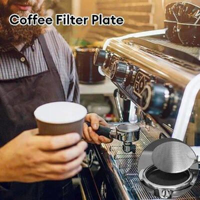 2pcs Coffee Filter Screen 51mm 53mm 58mm Espresso Puck