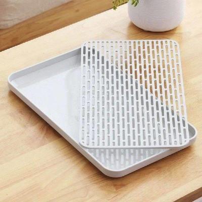 JHD-Kitchen Soap Tray,Double Layer Sink Organizer For