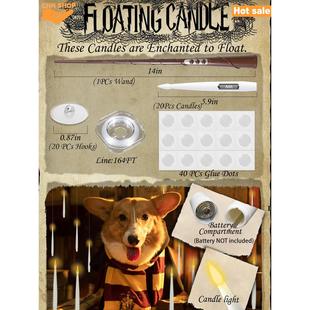 Magic Floating Decoration Halloween Hanging Candles