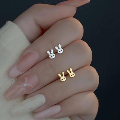 Heart Stud Earrings for Women Hypoallergenic Daily Wear Mini