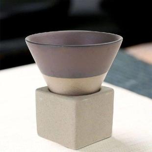 with Base Rough Ceramic Espresso Mugs Pottery Cup Coffee