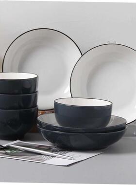 18-piece set of bowls and plates set of ceramic bowls and 1