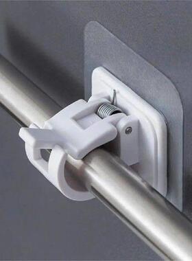 Curtain rod bracket hook seamless adjustable transparent