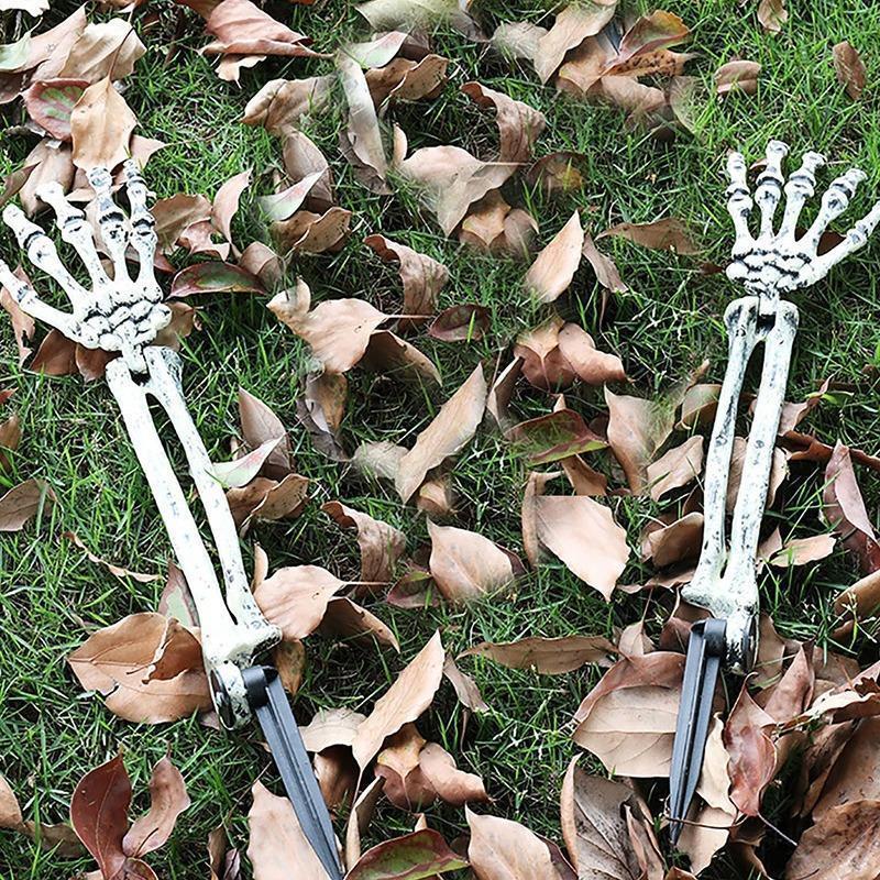 Halloween decoration simulation plastic hand bone ornament