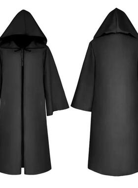 Halloween Cloak Plague Doctor Mask Cosplay Costume Sorcerer