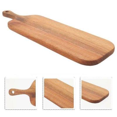 Long-handled Acacia Wood Cutting Board Solid Household