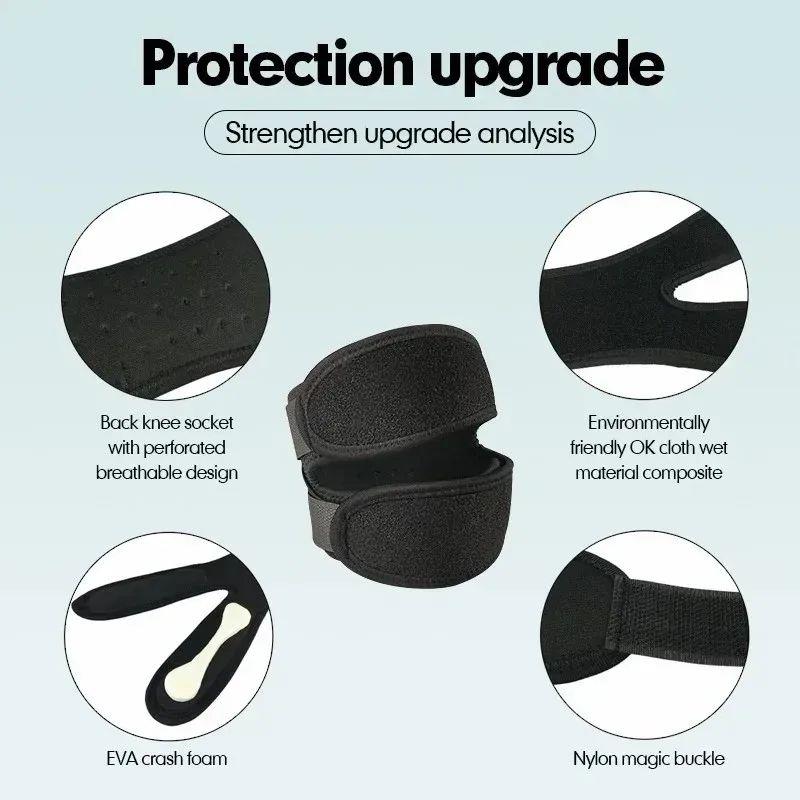 1PC Pressurized Knee Wrap Sleeve Support Bandage Pad Elastic