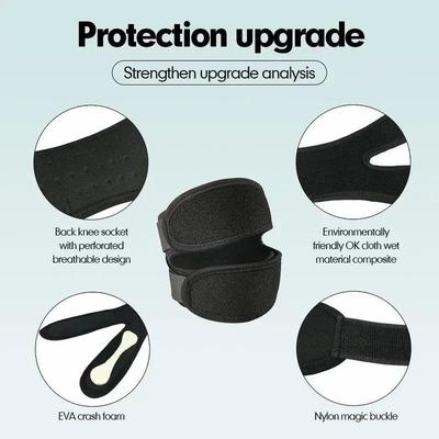1PC Pressurized Knee Wrap Sleeve Support Bandage Pad Elastic