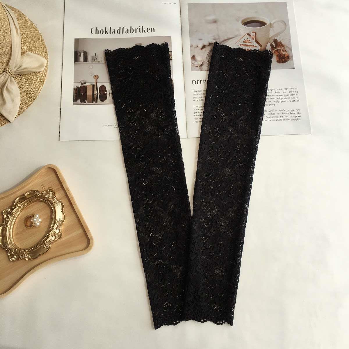 Summer Lace Ice Sleeves Sweet All-match Driving Sunscreen Sl