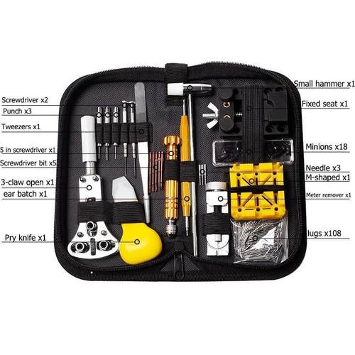 153/147 pcs Watch Repair Tool Kit Moving Parts Bottle Opener