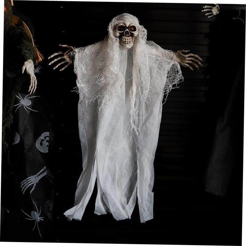 Halloween hanging ghost decoration Scary Face skull pendant