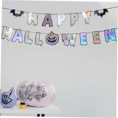 Halloween flag pendant party decoration skull ghost pennant