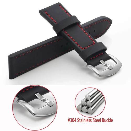 Fashion Watch Band Strap Sport Vintage Leather Watchband Sta