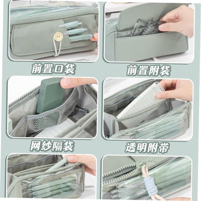 Large Capacity Pencil Case School Multifunction Pen Case