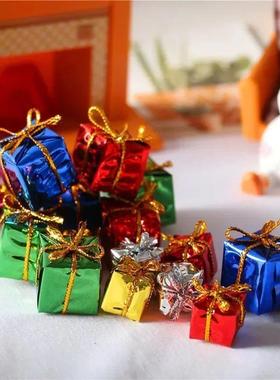 12pcs Mini Gift Boxes Christmas Tree Pendant & Drop Ornament