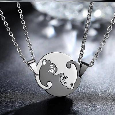 Necklace Simple Friendship Gift Couple Jewelry necklace 项链