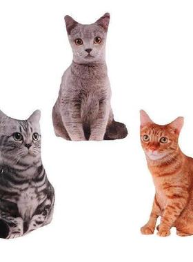 Cat Shaped Throw Pillow Hugging Pillow Cushion for Bed /