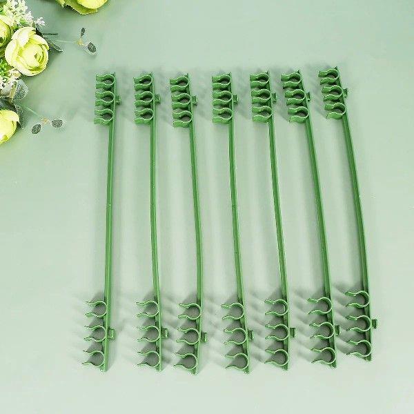 50 Pcs Olive Green Plant Support Buckle Tomato Cucumber