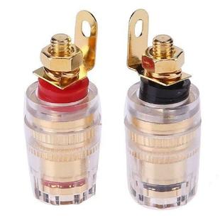 Terminal Gold 2pcs Brass Binding plated Audio 4mm