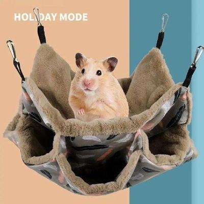 Hamster Hammock Sleeping Hanging Tunnel Cute Animals Bed